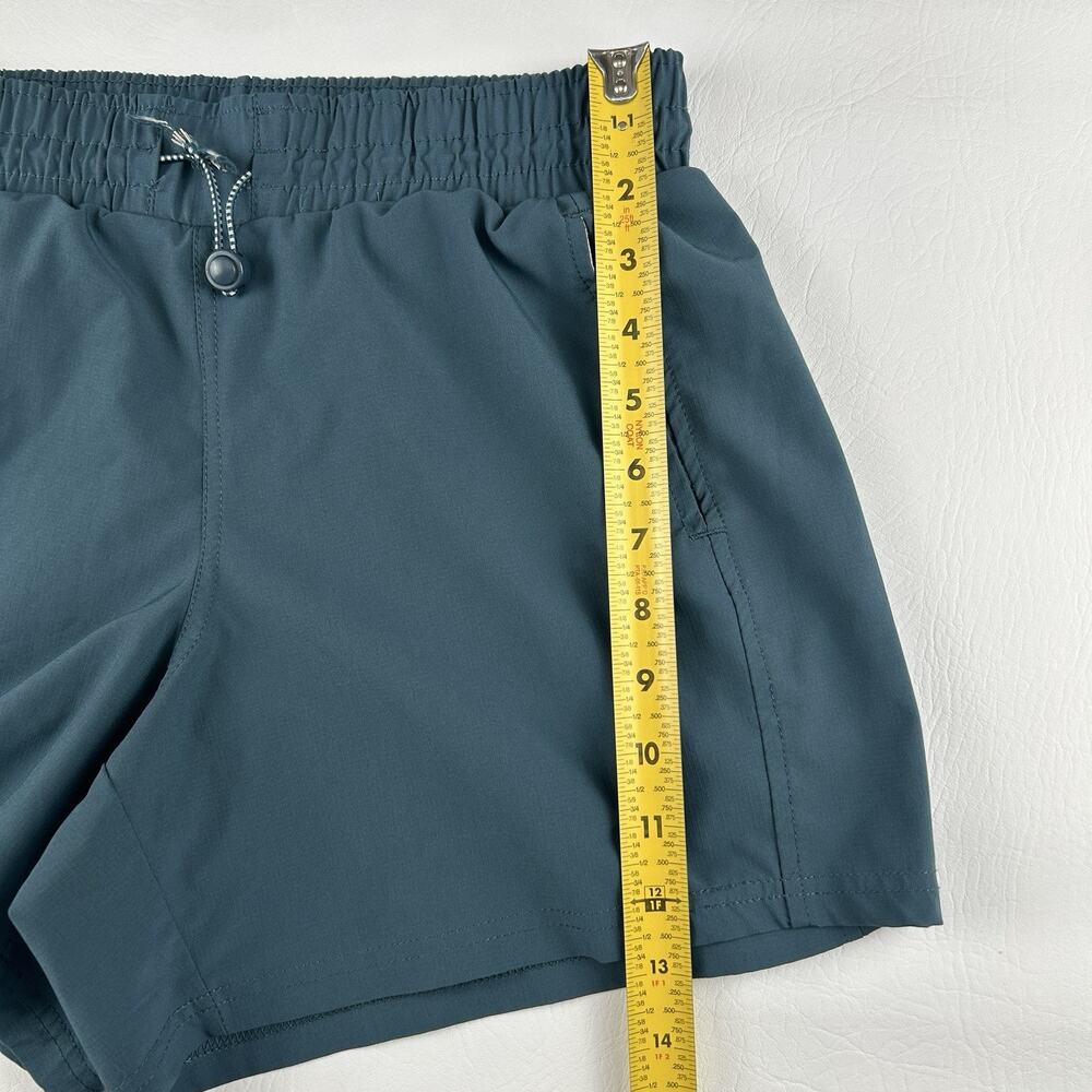 Avalanche Women’s Small Teal Athletic Hiking Shorts Zip Pocket Stretch S - Picture 3 of 9